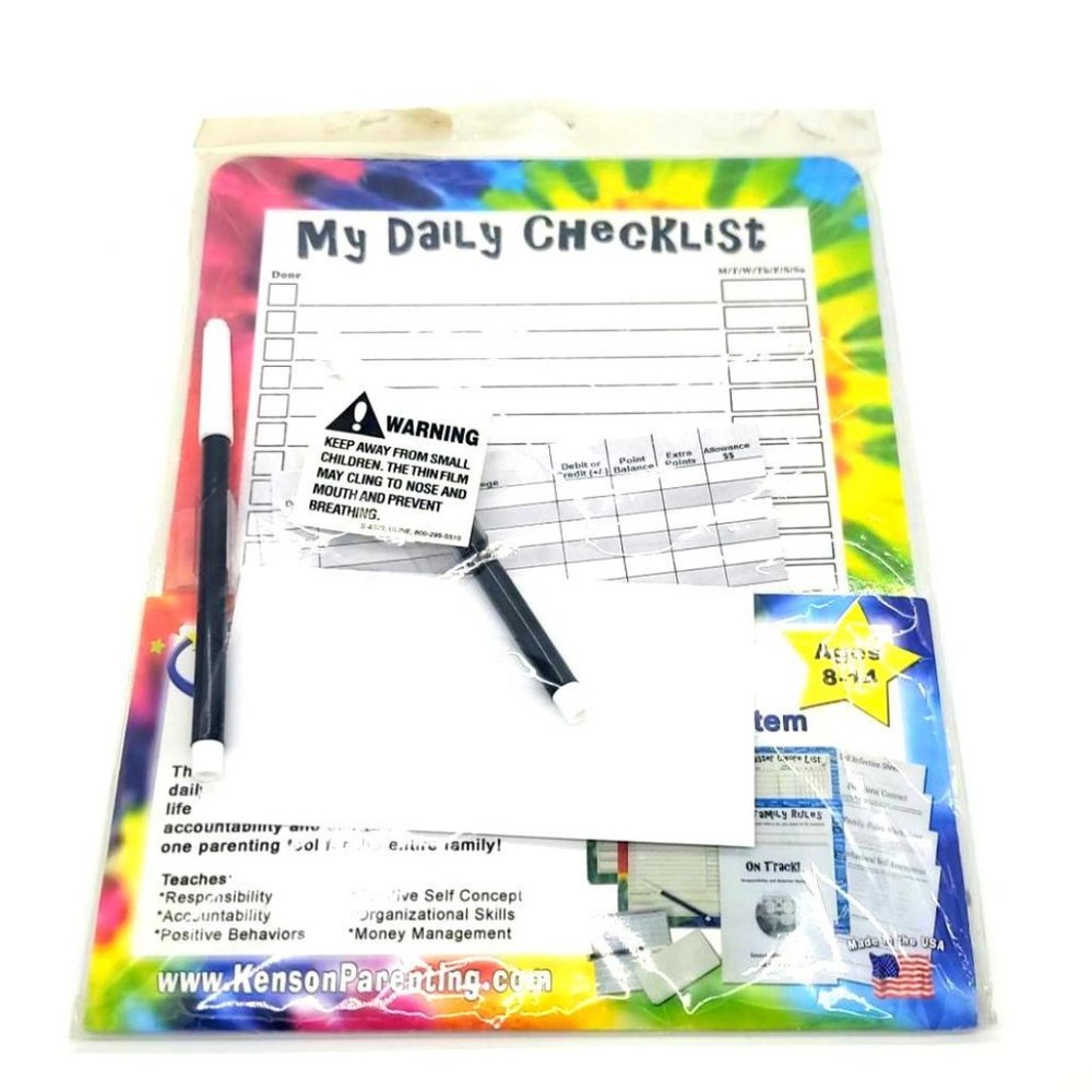 On Track Responsibility and Behavior System for Ages 8 - 14 For 1 - 2 Children